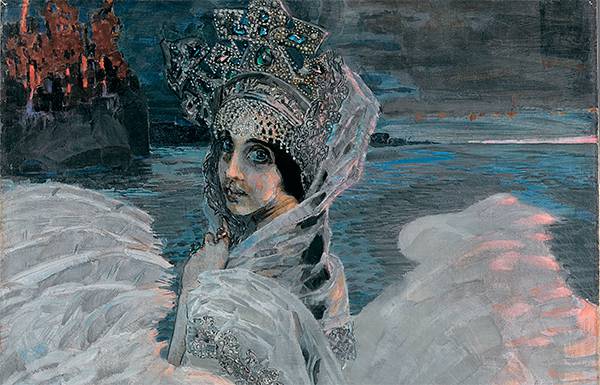М. А. Врубель. «Царевна-Лебедь», 1900, ГТГ 62-02.jpg ТРЕТЬЯКОВСКАЯ ГАЛЕРЕЯ