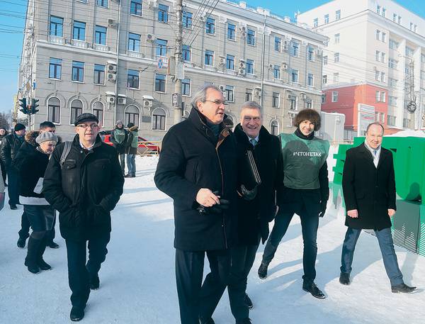 21 февраля, Киров. На переднем плане — секретарь ОП Валерий Фадеев и губернатор Игорь Васильев 029_rusrep_06-1.jpg Борис Двойников/oprf.ru