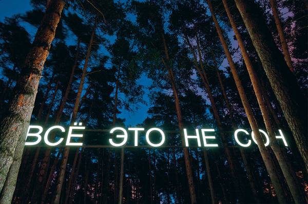 В эти посадки нельзя было зайти без опаски. Пока не открыли световую инсталляцию «Все это не сон» 018_rusrep_12-1.jpg Юля Абзалтдинова/ фестиваль «Арт-Овраг»