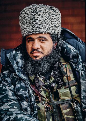 Саудовец Амир-ибн-альХаттаб, один из тех, кто привел Чечню к катастрофе и был инициатором вторжения в Дагестан в 1999-м, декабрь 1999, Жани-Ведено 033_rusrep_13-3.jpg Дмитрий Беляков