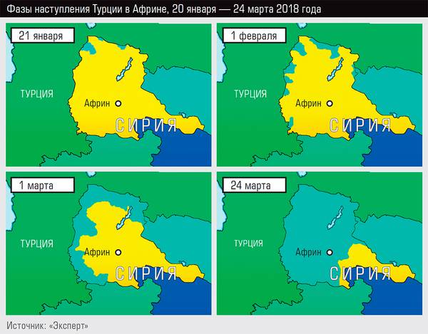 Фазы наступления Турции в Африне, 20 января — 24 марта 2018 года 13-03.jpg