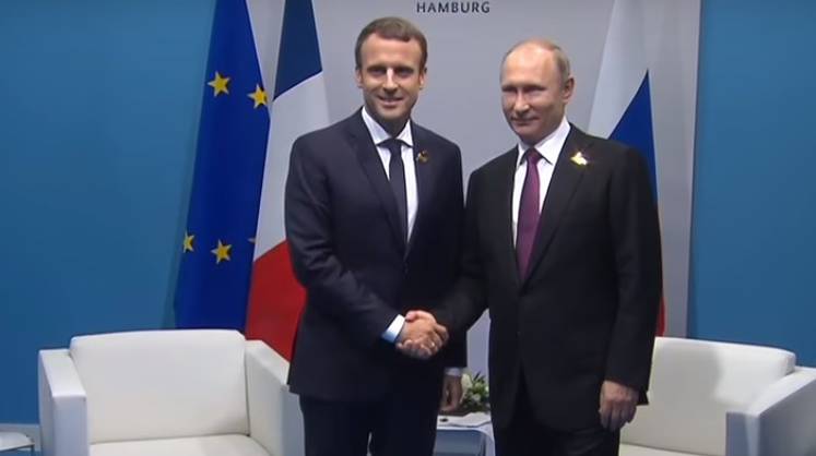 Путин заявил Макрону о невыполнении Украиной Минских соглашений