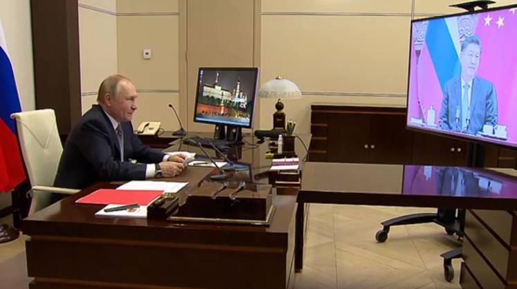 Путин провел переговоры Си Цзиньпином