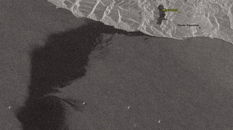 Разлив нефти по курортам Краснодарского края
