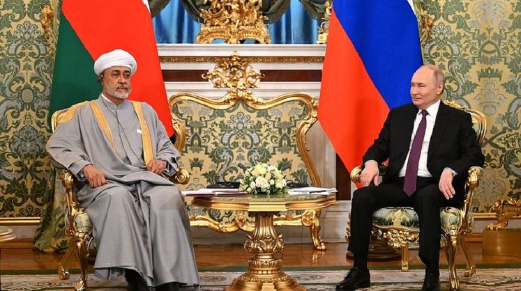 Путин и султан Омана обсудили энергетические проекты и двустороннее сотрудничество