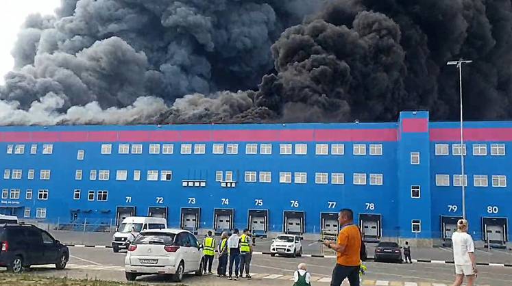 Рост «Озона» сгорел вместе со складом в Истре