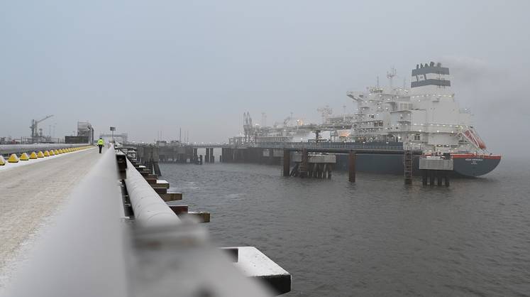 Поставки сжиженного газа из США в Европу могут остановиться из-за шторма