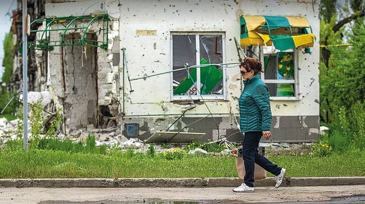 Жизнь в семи километрах от фронта