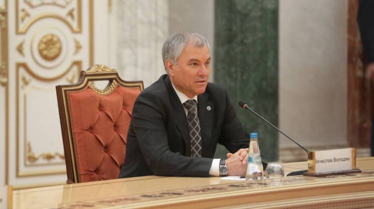 Володин будет представлять Россию на церемонии инаугурации Эрдогана