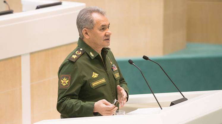 Шойгу заявил, что западное оружие для Украины стали отправлять на «чёрный рынок»