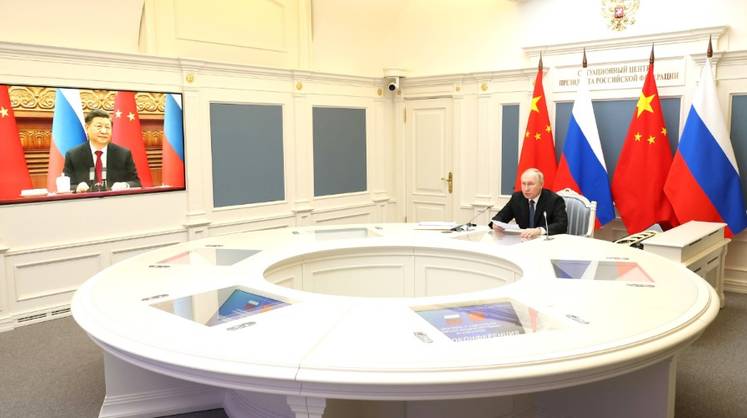 Путин и Си Цзиньпин провели переговоры в формате видеоконференции
