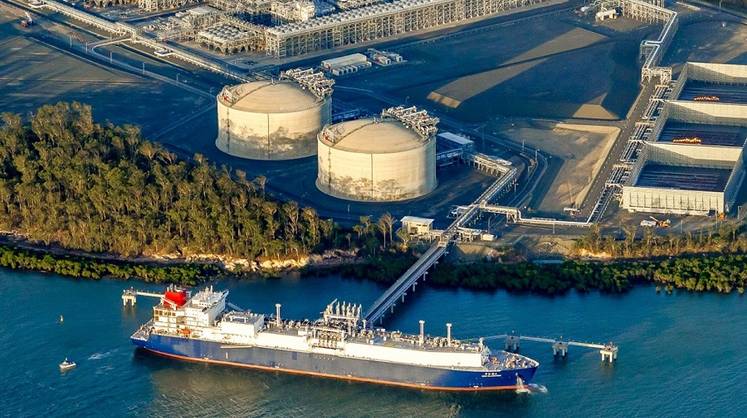 Застрявший у терминала в Австралии газовоз может спровоцировать рост цен на СПГ